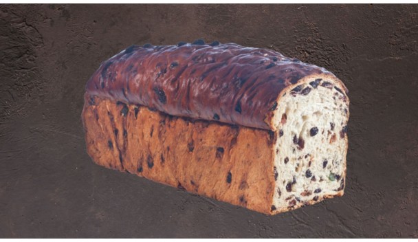 Extra gevuld krentenbrood