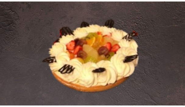 Verse vruchten vlaai