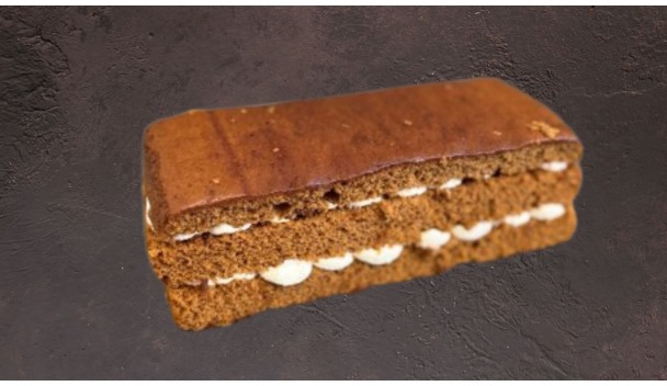 Ontbijtkoek met crème